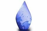 Polished Indonesian Blue Amber Flame #383340-1